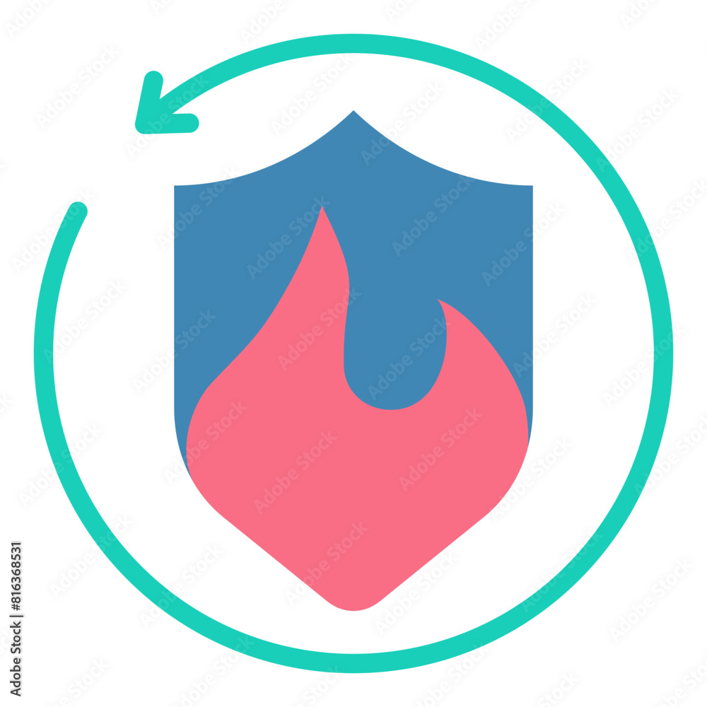Obraz premium Disaster Recovery Icon