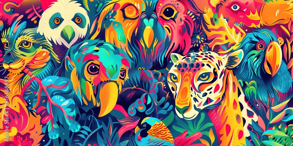animals and doodle patterns animals and doodle patterns
