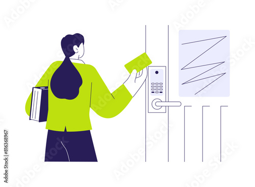 Prevent data leakage abstract concept vector illustration.
