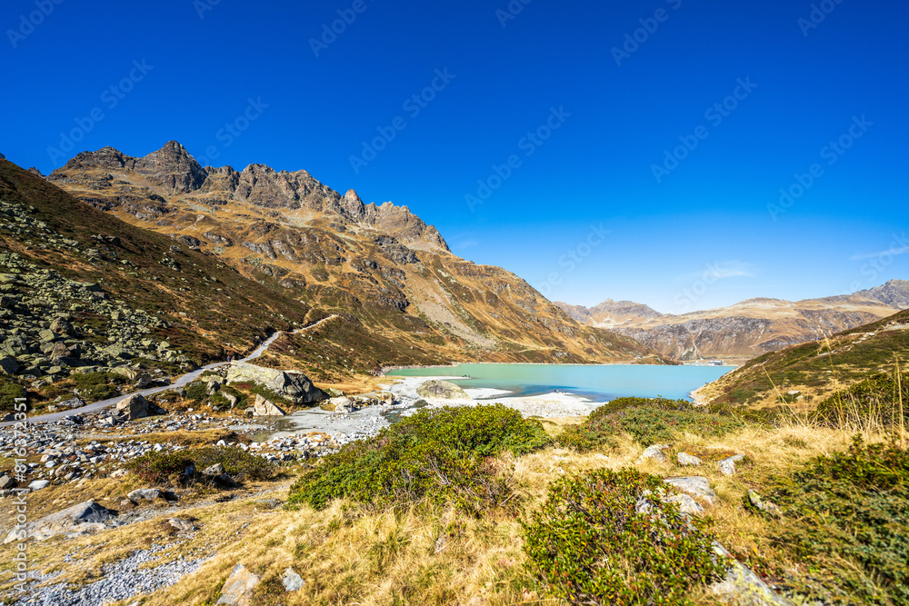 Lake Silvretta at the end of the Montafon Valley, State of Vorarlberg, Austria Lake Silvretta at the end of the Montafon Valley, State of Vorarlberg, Austria