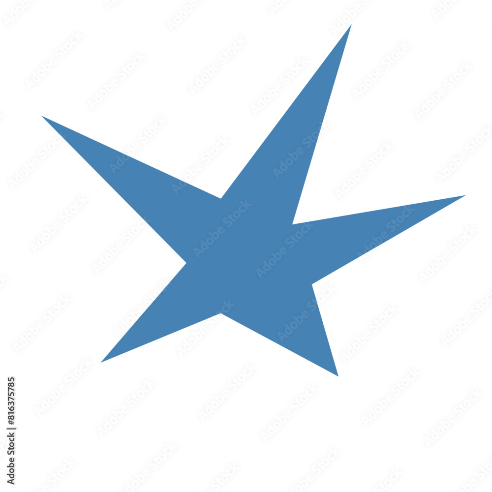 An abstract blank comic book style star burst shape design element. An abstract blank comic book style star burst shape design element.