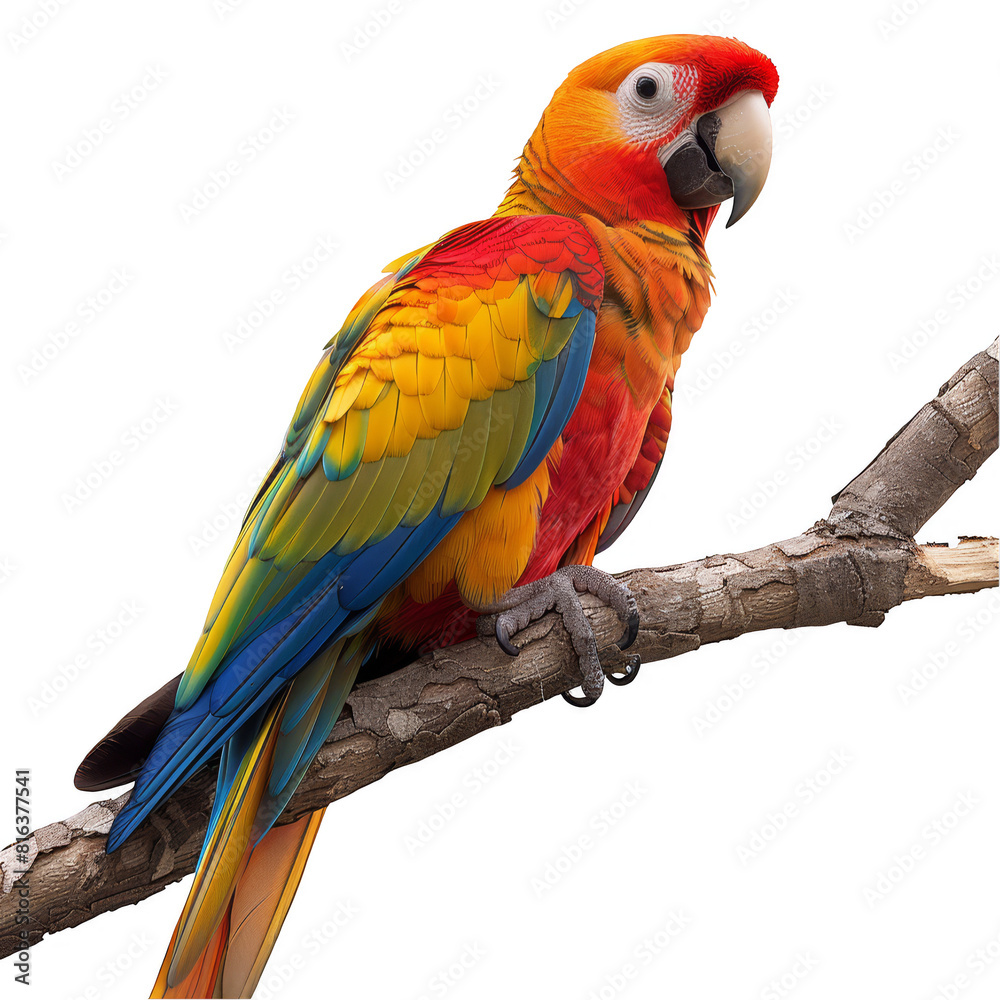 a colorful bird perched on a branch of a tree, transparent background png a colorful bird perched on a branch of a tree, transparent background png