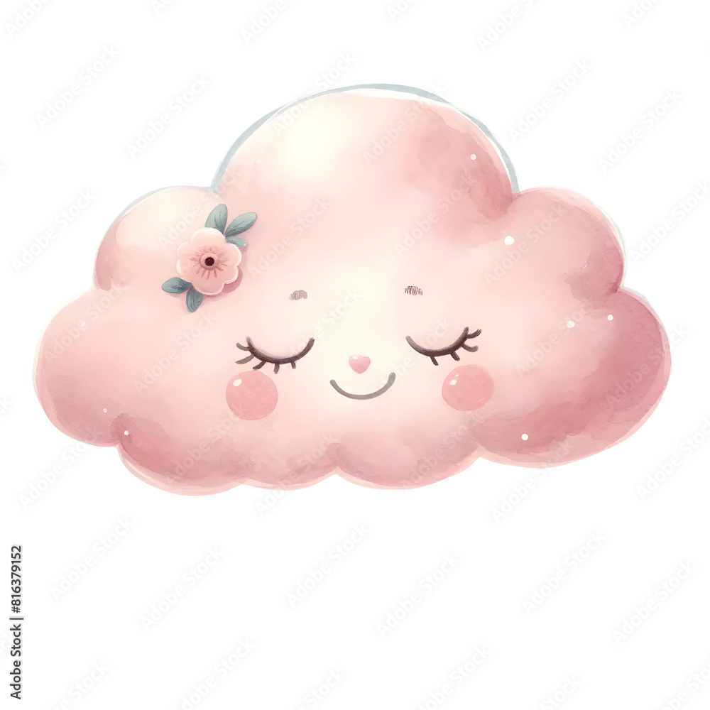 cute pink cloud 