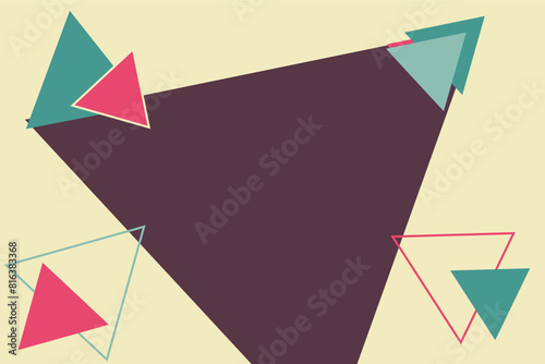 Free Download Abstract background design with triangular shape element - GFXLoad