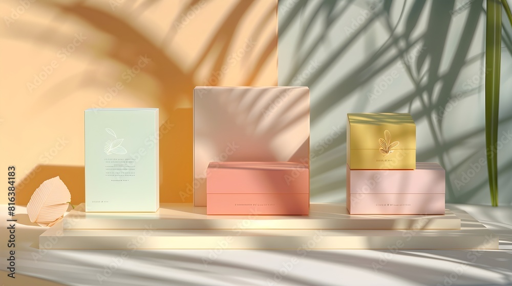 Box design, colorful with soft ilumanation Box design, colorful with soft ilumanation
