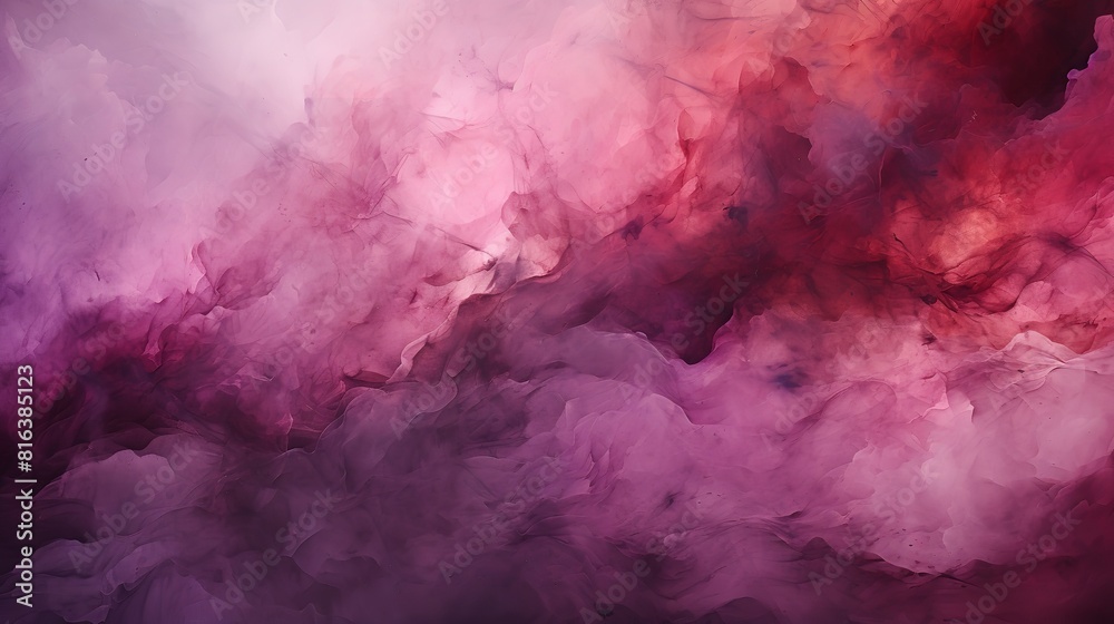 Obraz premium This image of pink and purple smoke floating in the air captures the beauty and mystery of the natural world in stunning detail. The soft, billowing smoke creates a dreamy and ethereal atmosphere