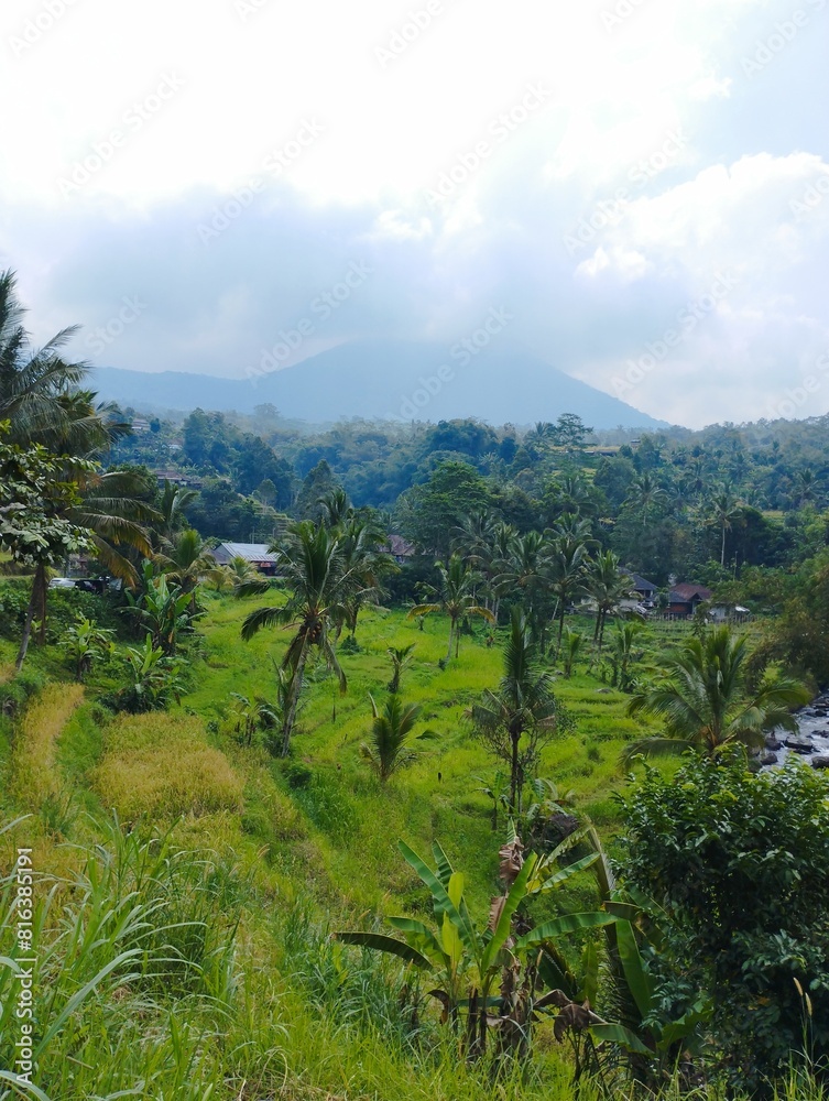 Obraz premium Bali Island : landscape with clouds