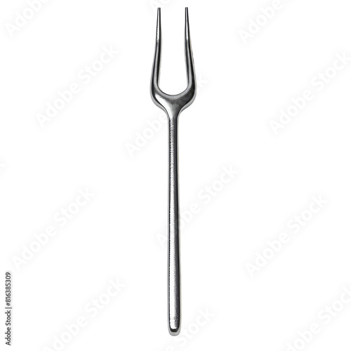 Tuning fork isolated on transparent background.