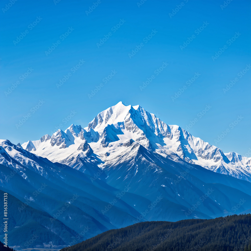 Fototapeta premium Snowy Mountain