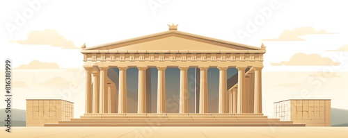The Parthenon is an ancient Greek temple on the Acropolis of Athens. It was built in the 5th century BC and is one of the most iconic buildings in the world.