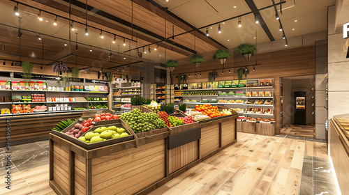 An interior view of the Marks and Spencer Food Store in the New Town Plaza shopping center, HONG KONG, CHINA