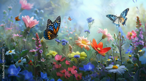 butterfly on a flower © faxi art