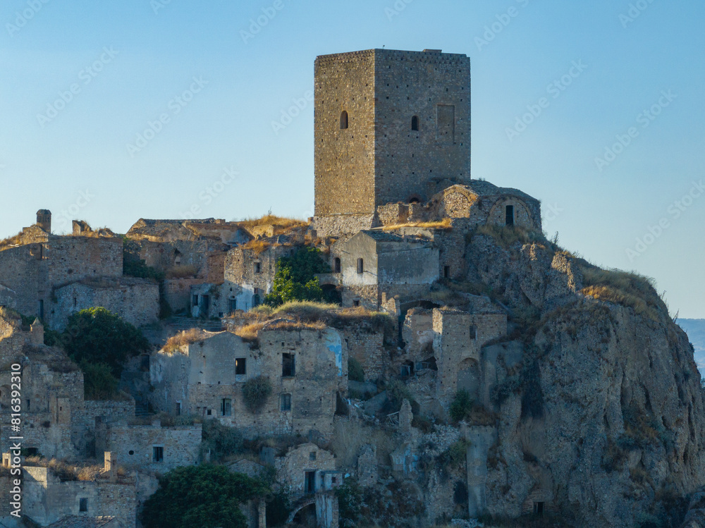 Fototapeta premium Abandoned Village - Craco, Italy