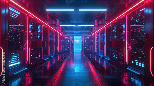 futuristic data center