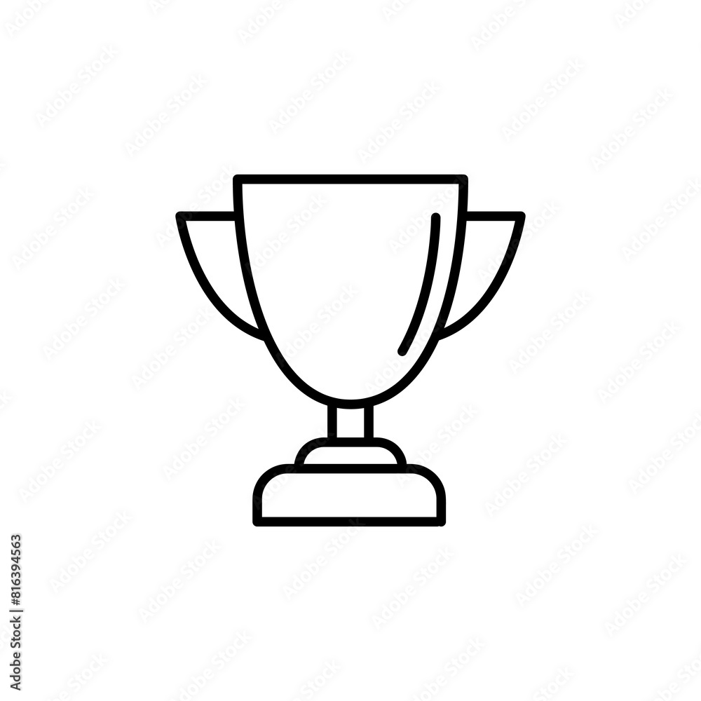 Loving cup trophy line icon. Trophy Icon in Trendy Flat Style illustration on white background..eps Loving cup trophy line icon. Trophy Icon in Trendy Flat Style illustration on white background..eps