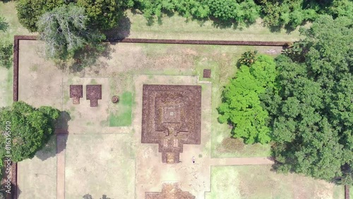 View of Muaro Jambi Temple, the largest Buddhist-style complex in Indonesia