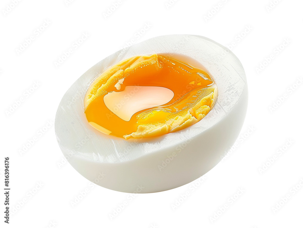 boiled egg isolated