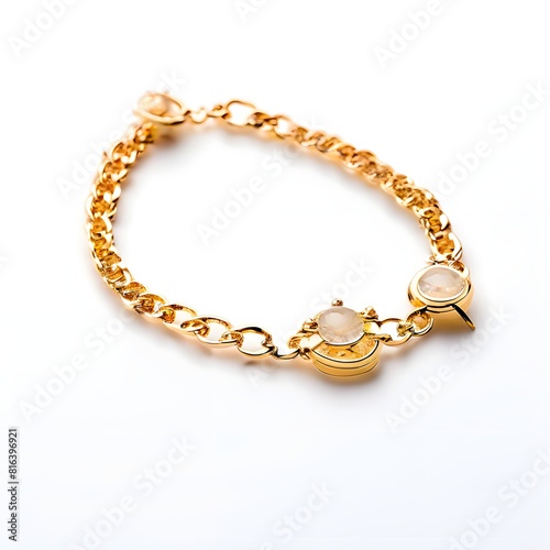 Elegant 24-Karat Gold Jewelry Bracelet.