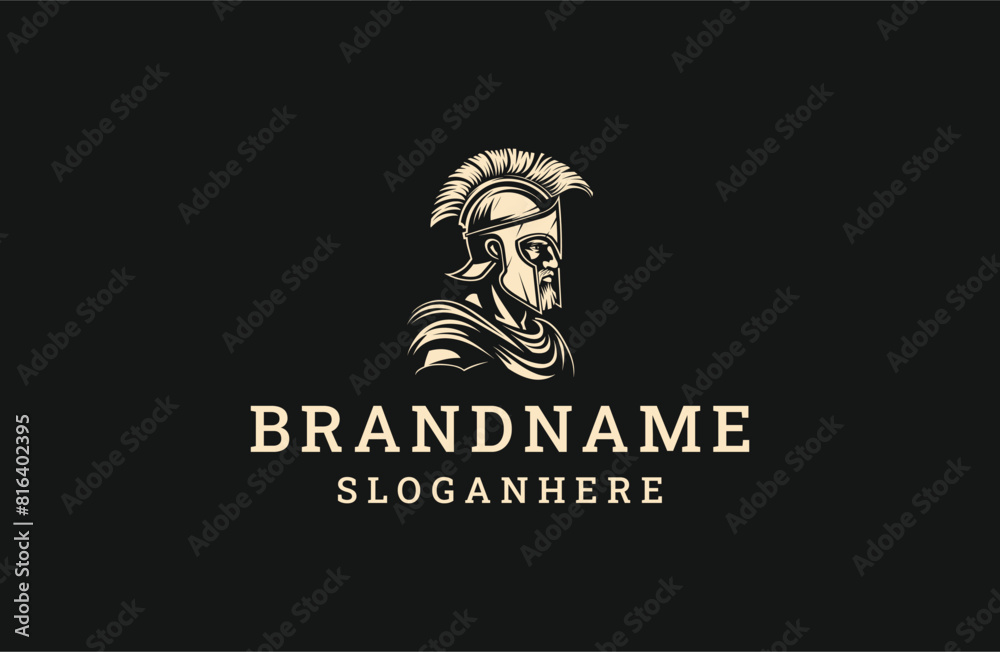 Spartan logo design template vector illustration Spartan logo design template vector illustration