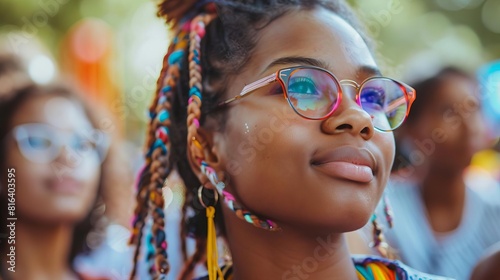 A mentorship program connects Black LGBTQ youth with positive role models, providing guidance and support photo