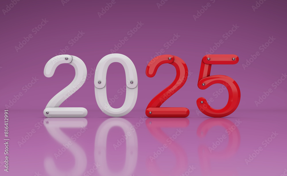 New Year 2025 Creative Design Concept - 3D Rendered Image
New Year 2025 Creative Design Concept - 3D Rendered Image