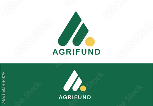 Foto AGRI FUND LOGO, A Letter Logo, Alphabet Logo, Vector logo, Alfa Logo,