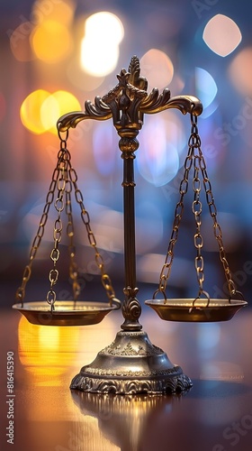 The scales of justice are a symbol of the impartiality and fairness of the legal system.