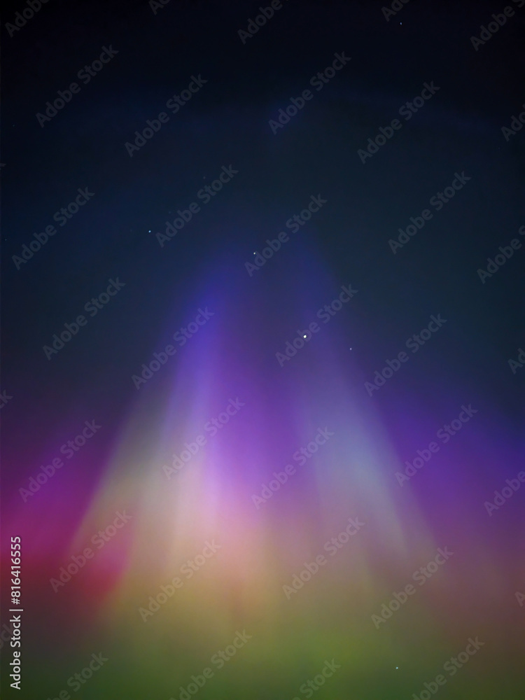 Northern lights (Aurora borealis) in the sky over Tromso, Norway