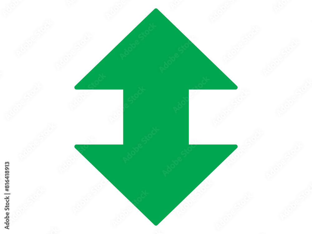 Arrow down up icon design illustration.