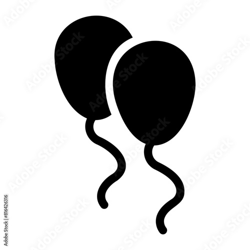 balloons Solid icon
