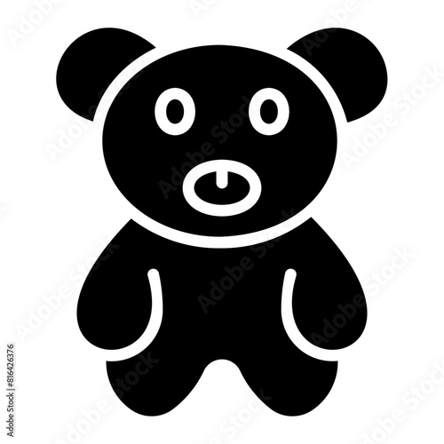teddy bear Solid icon