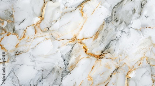 Natural looking white marble surface patterns