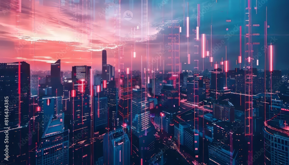 Abstract Graph and Statistics in a Modern City Network