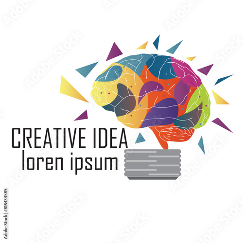 Idea concept background design layout for poster flyer cover brochure full colour, for any design