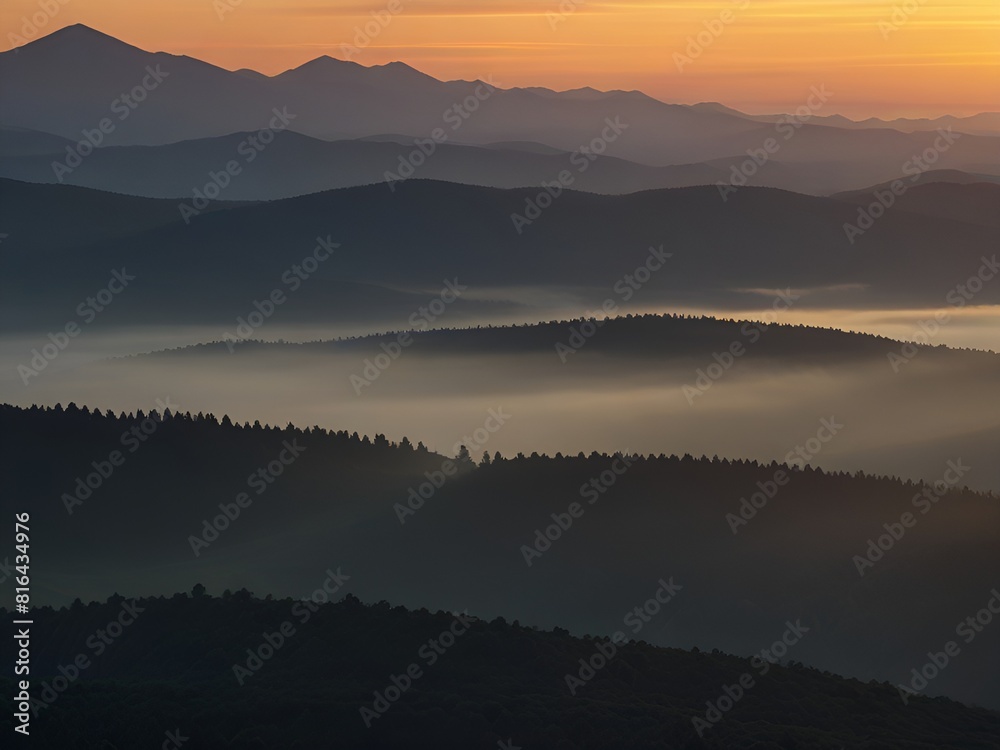 sunrise in the mountains sunrise in the mountains