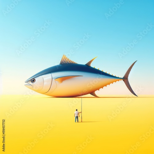 Wallpaper Mural Hope at Sea: The Journey of Small Fishermen with Tuna Torontodigital.ca