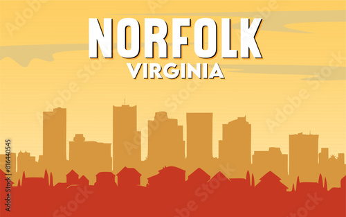 norfolk virginia with beautiful views of norfolk city