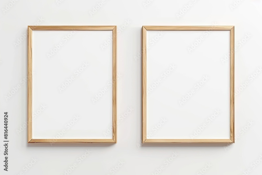 Blank Poster Mock Up Frame, Generative AI Blank Poster Mock Up Frame, Generative AI