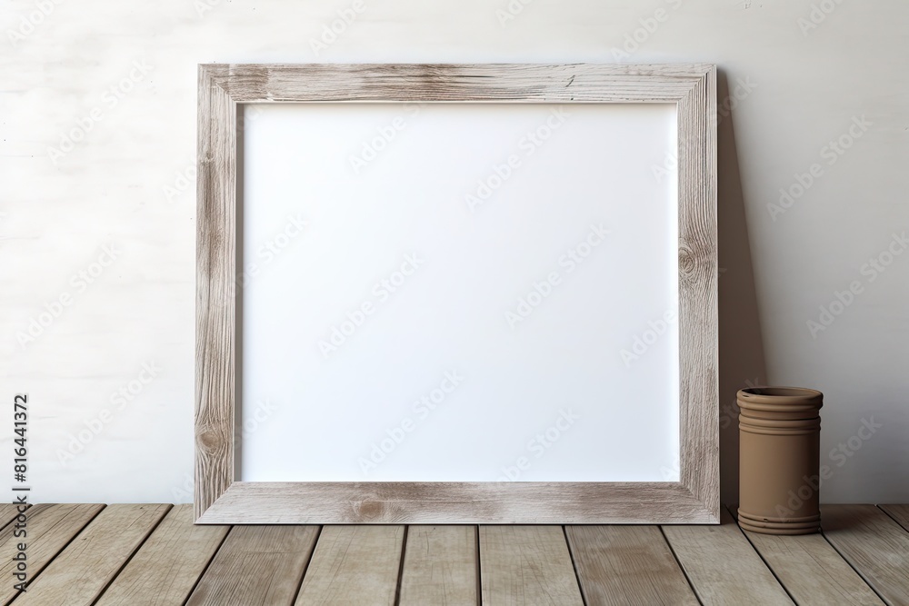 Blank Poster Mock Up Frame, Generative AI Blank Poster Mock Up Frame, Generative AI