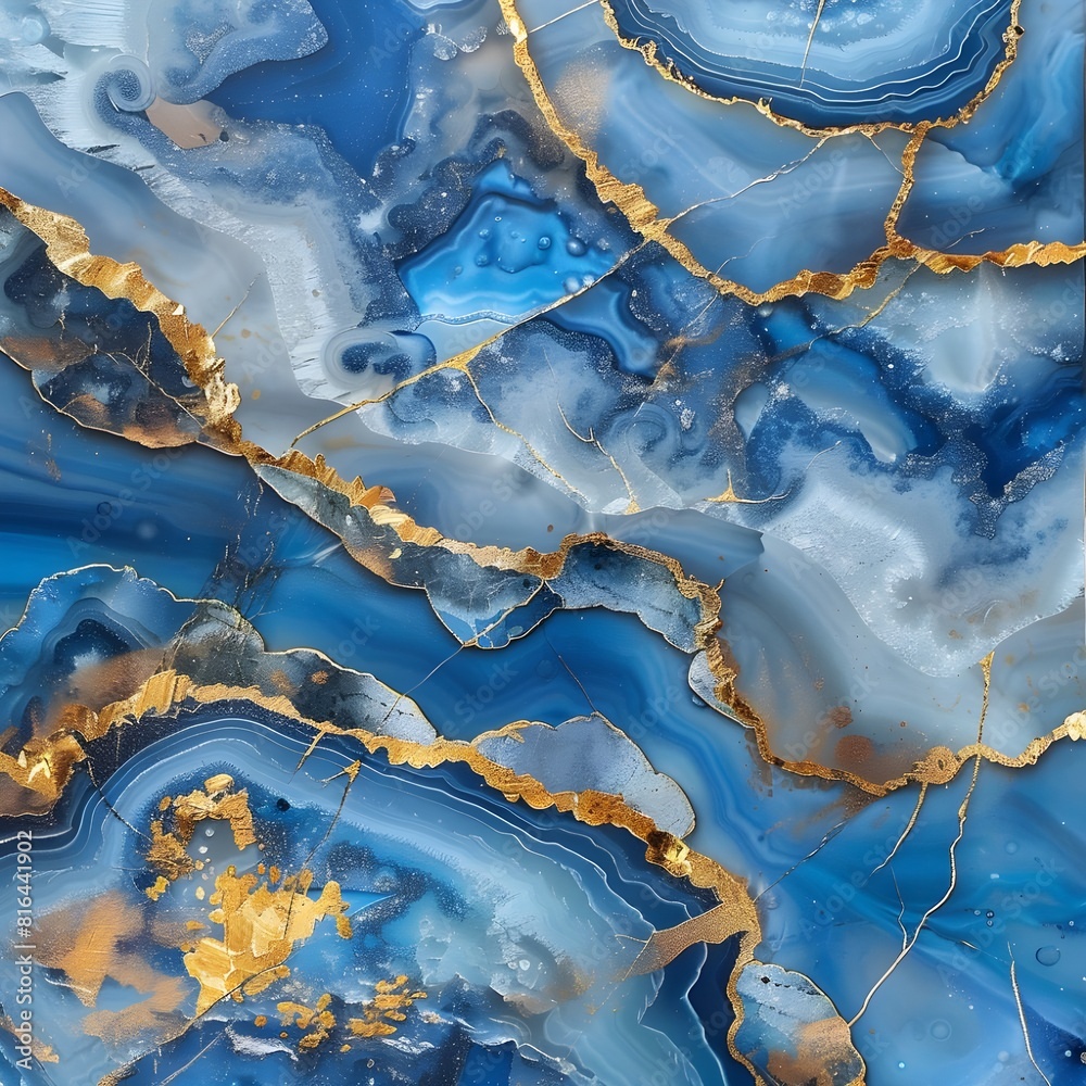 Blue marble with golden lines textured seamless pattern, Luxurious Marble Texture Abstract Wallpaper
Blue marble with golden lines textured seamless pattern, Luxurious Marble Texture Abstract Wallpaper
