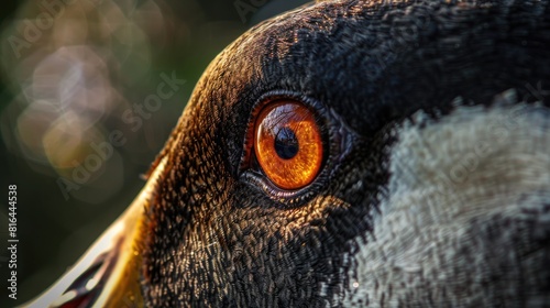 Goose s eye detail at Manzanares Park photo