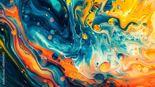 abstract splash paint art for background