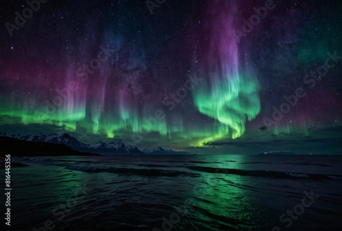 aurora over the sea © Olena Kuzina