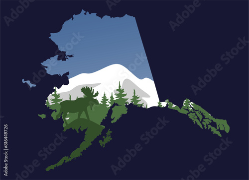 beautiful natural scenery in Alaska