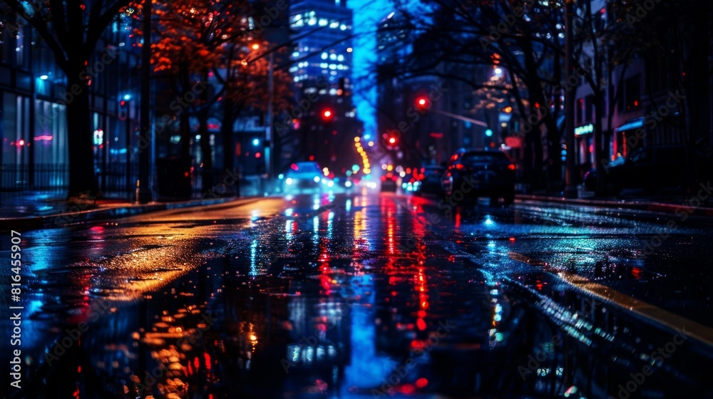 landscape night stree of city modern, background landscape night stree of city modern, background