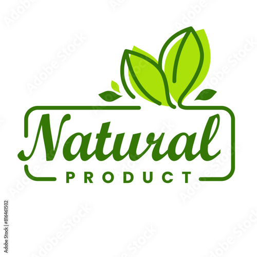 Set of eco friendly icons. Ecologic food stamps. Organic natural food labels.