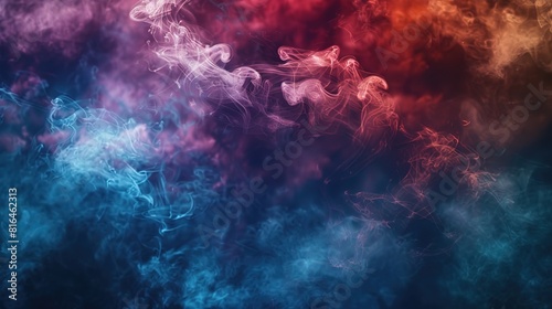 Smoke and gas wallpaper