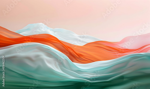Independence Day in India copy space background photo