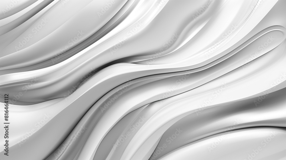 A white fabric with a wave pattern A white fabric with a wave pattern