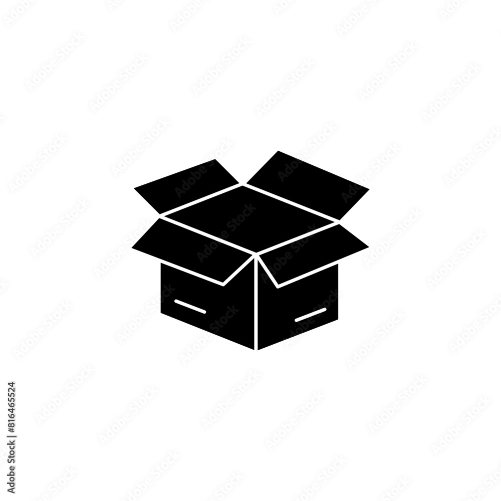 box concept line icon. Simple element illustration. box concept outline symbol design. box concept line icon. Simple element illustration. box concept outline symbol design.